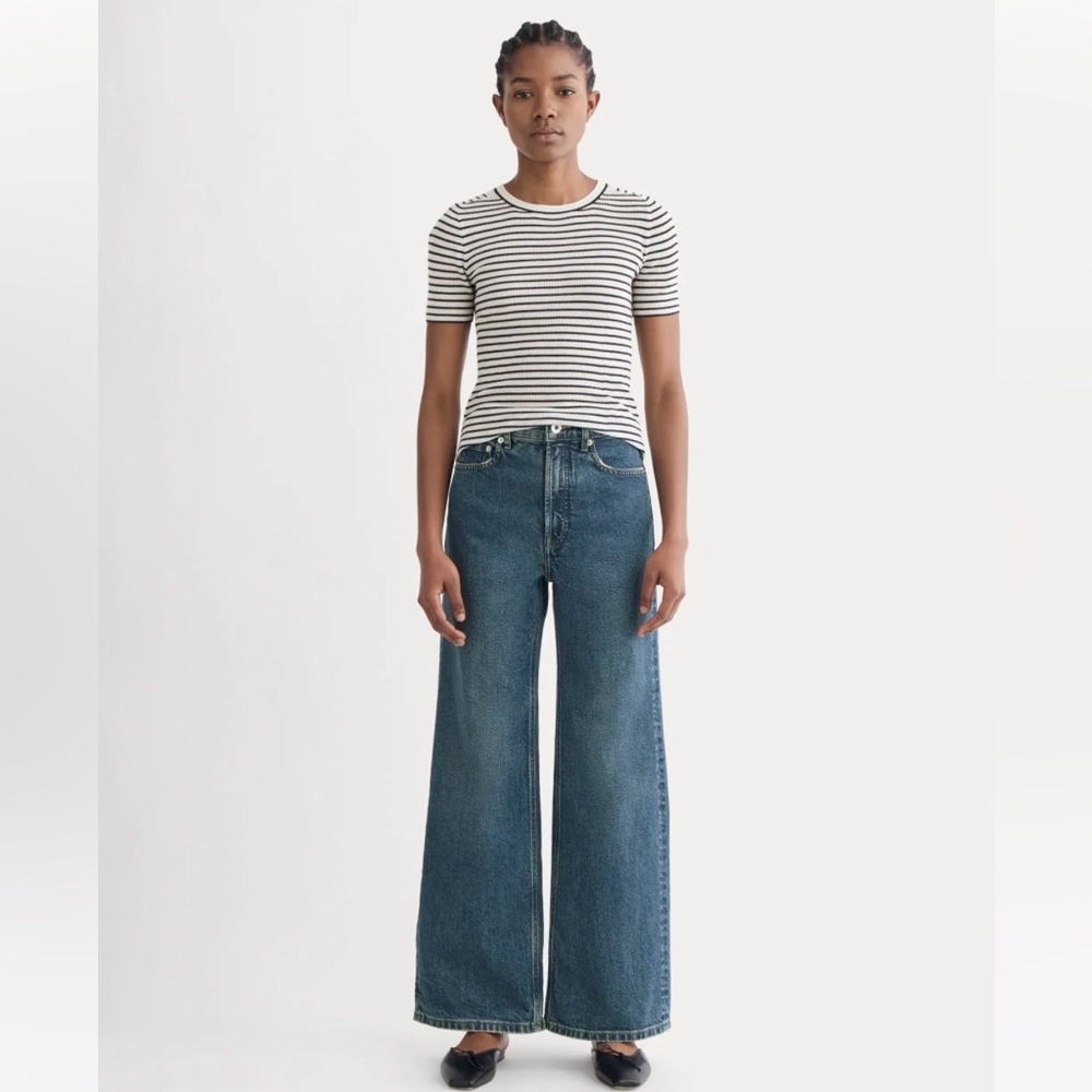 NWOT Everlane Way High Sailor Jeans 2.0